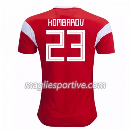 Completo Calcio Russia Kombarov 23 Divisa Prima Mondiali 2018